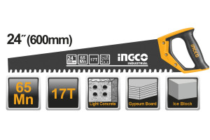16650681 Ножовка по пенобетону 600 мм INDUSTRIAL HCBS016001 INGCO