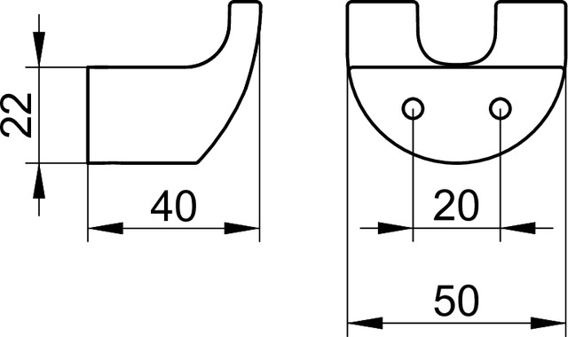 11613010000 Крючок для полотенца KEUCO Elegance - Вид №2