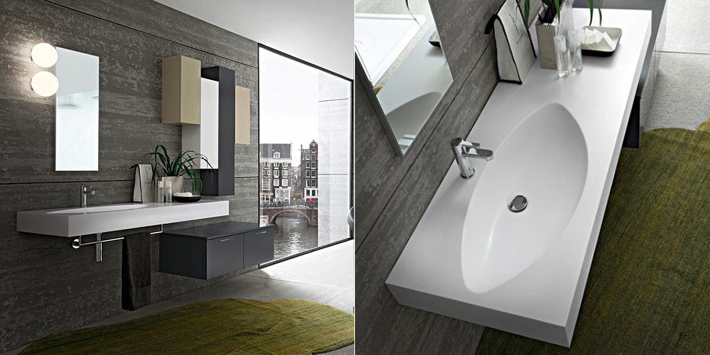 Комплект мебели для ванной комнаты Play 2012 6 Cerasa Play PLAY20126 - Вид №1