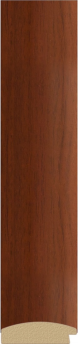 BY 7074 Зеркало в багетной раме - орех 65 mm EVOFORM Octagon - Вид №3