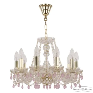 91901301 Люстра подвесная Bohemia ivele crystal 84186 84186 10 ламп 20 м² цвет золото STLM-1542825