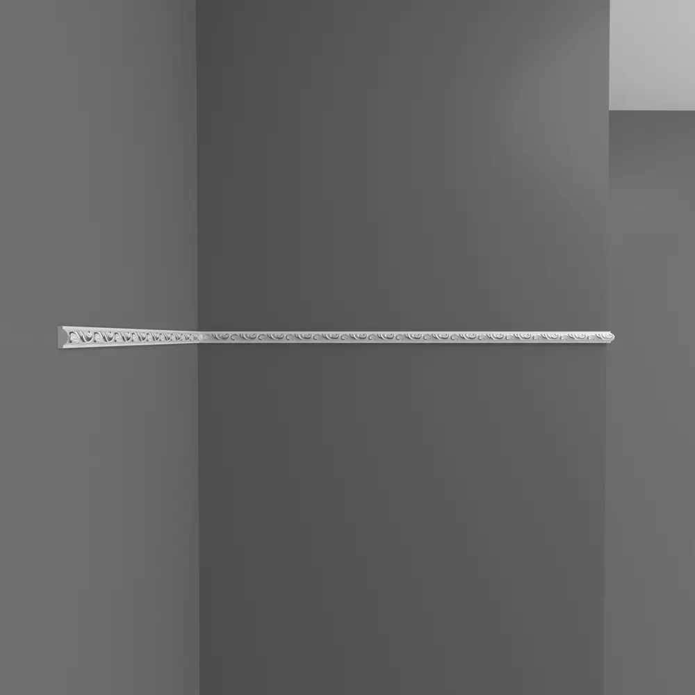 Молдинг настенный полистирол Decomaster 130-60 белый 80х15х2000 мм STLM-2074295 - Вид №4