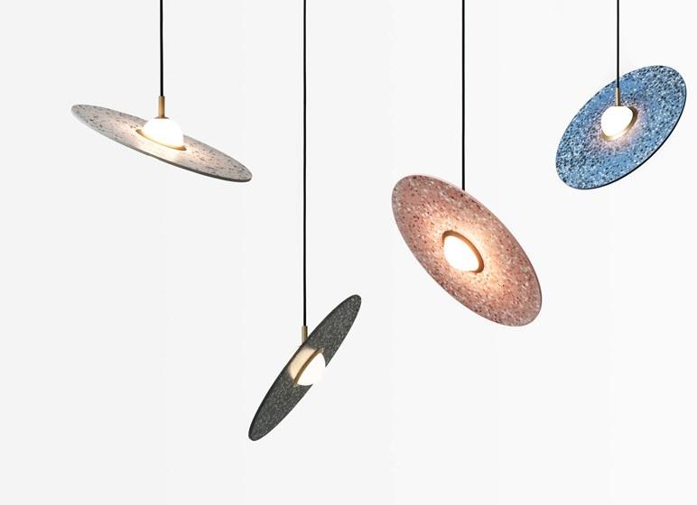 Bentu Design Подвесной светильник с прямым светом в венецианском терраццо  C132620 /520 /420  - Вид №1