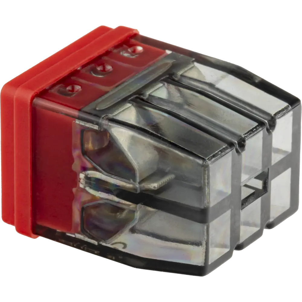 84509782 Клеммы монтажные самозажимные с пастой Duwi СМК 772-206 6-проводные 2,5мм² прозрачные 5шт 26732 4 STLM-1118925  - Вид №2