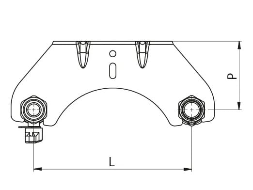 Комплект клапанов и фитингов резьбовая версия для газового счетчика bitubo TECO KM3 ARCH-00109509
