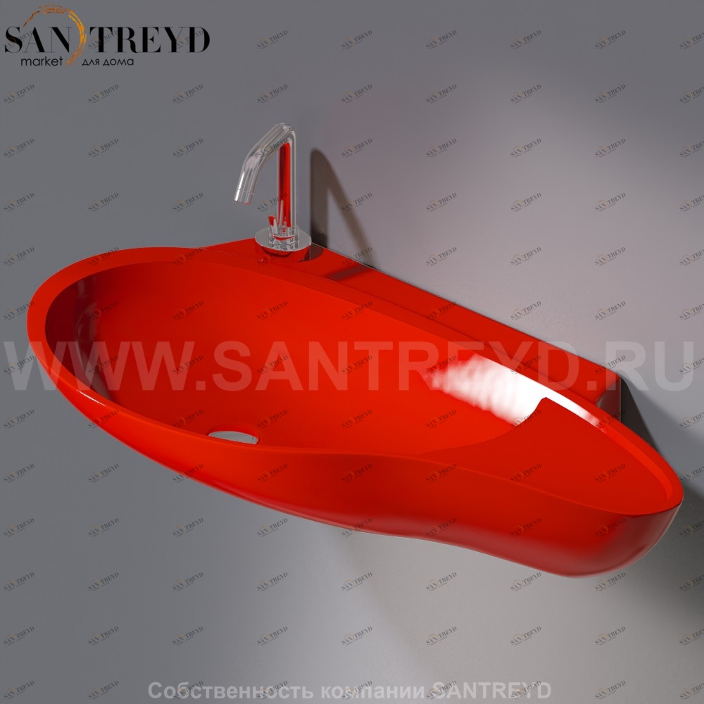 L500T0R1V4.125 Подвесная раковина настенная овальная A. e T. Italia SPOT AeT ITALIA ACCENT