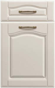 Фасады для кухни Кантри Фрезеровка «Оксфорд» 104 Бежевый бархат