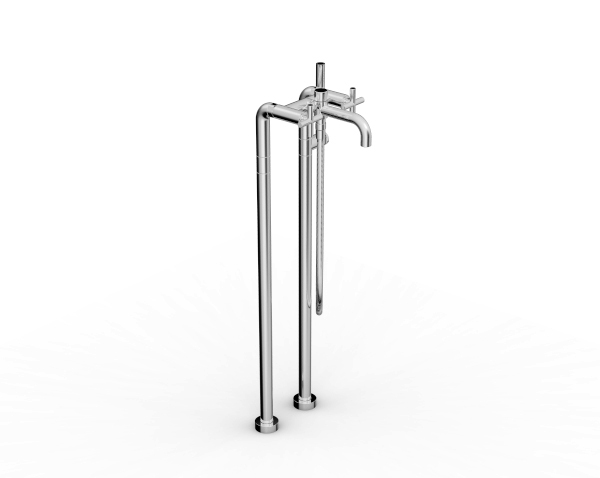 4701 GVE-140 Смеситель для ванны on tubes Zazzeri 4701GVE140 - Вид №1