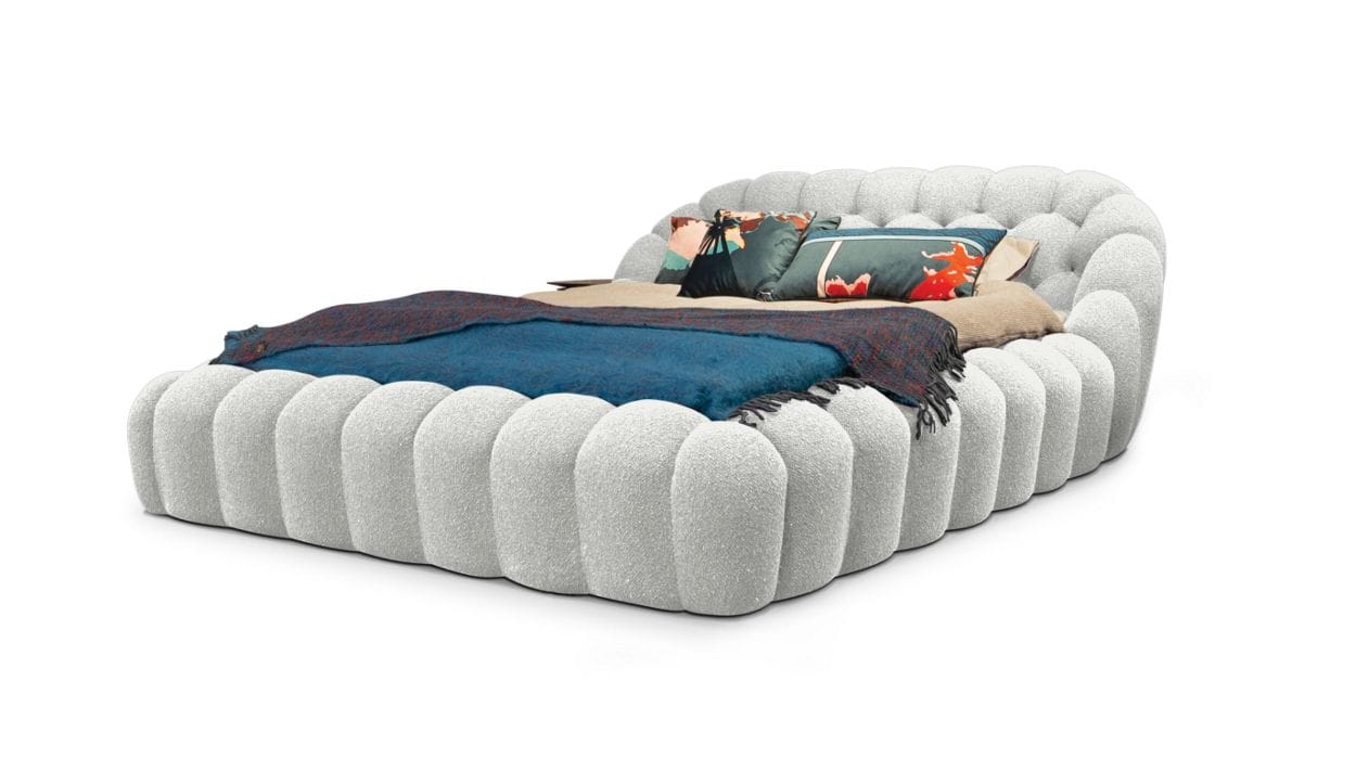 Двуспальная мягкая кровать из ткани ROCHE BOBOIS ARCH-00102953 - Вид №1