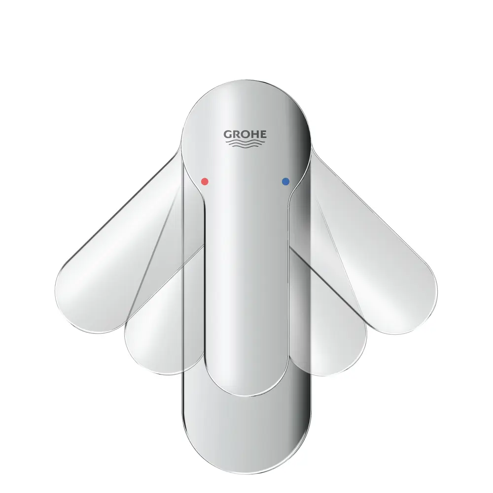 Смеситель для раковины Grohe Startclova S однорычажный цвет хром 82312201 STLM-2184612 - Вид №4