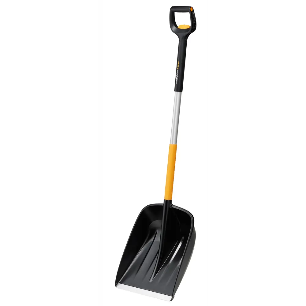 Лопата для уборки снега Fiskars X-series 35x120 см пластик с черенком STLM-2126701 - Вид №1