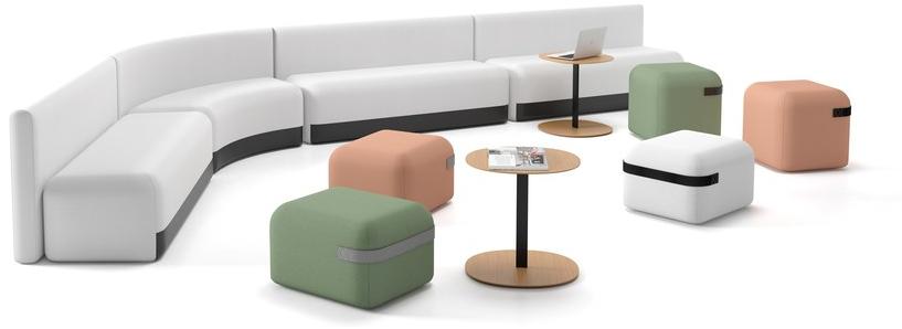 Viccarbe Пуф из ткани на колесиках Season Sem50/60 - semr50/60 - Вид №12