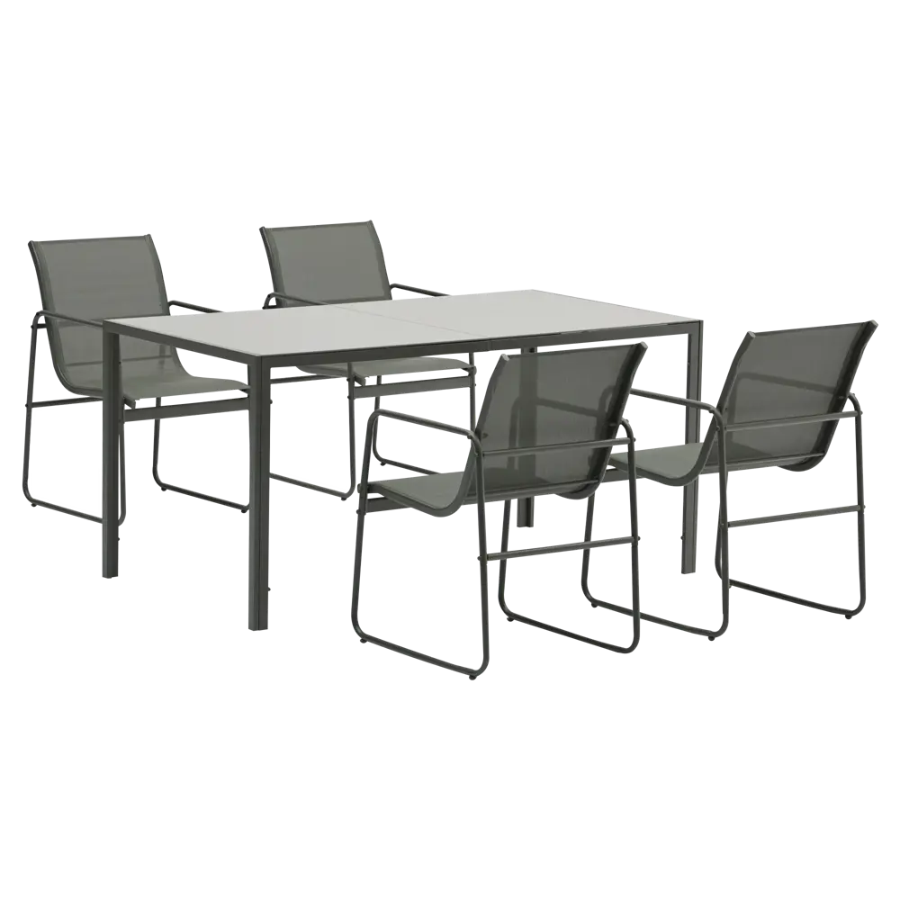 Садовое кресло без подушки BEGINIA Tomari 2 шт 50x60x82.5 см сталь цвет зеленый STLM-2140393 - Вид №13