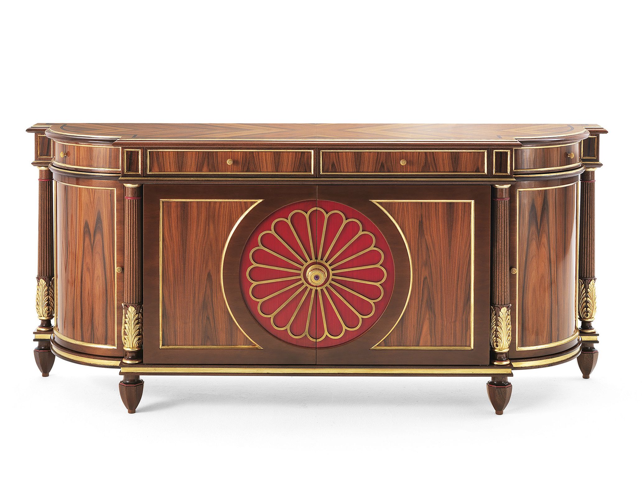 Деревянный сервант с распашными дверцами и ящиками OAK Галерея ARCH-00143612 - Вид №1