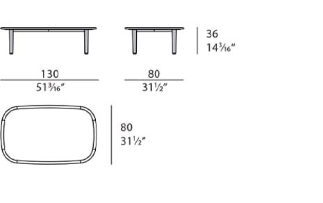 Деревянный журнальный столик Turri Riban ARCH-00041609 - Вид №7