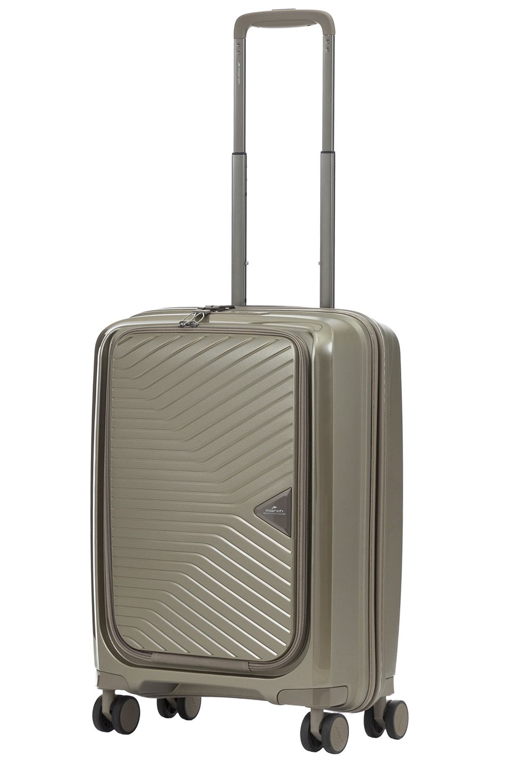 M1200-86-52F Чемодан M1200*52F Cabin Laptop March Gotthard Metallic 