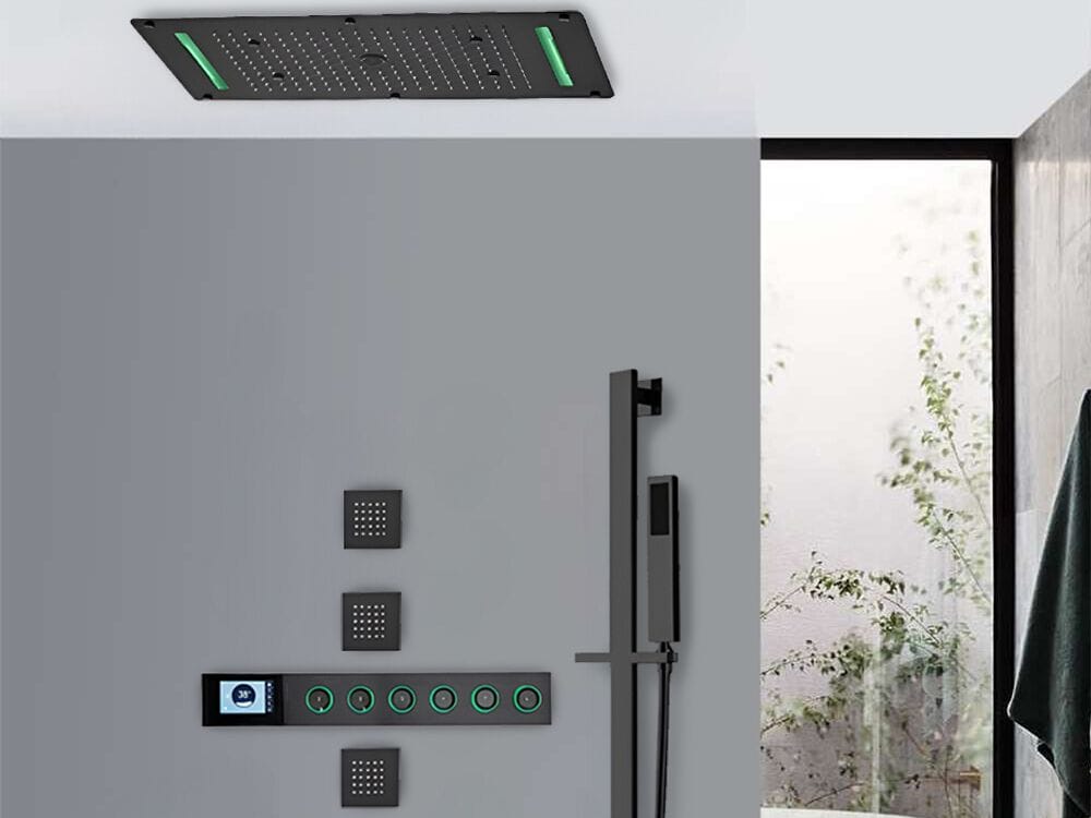 Светодиодный термостатический душ с 6 отверстиями Fontana Showers BUSALLA ARCH-00025398