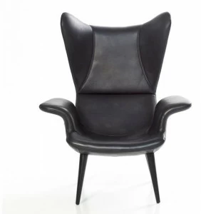 Moroso Кожаное кресло с подлокотниками Longwave