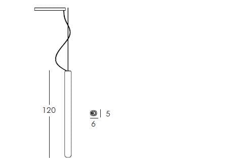 Светодиодный подвесной светильник из полиэтилена SLIDE Стилет ARCH-00036414 - Вид №15