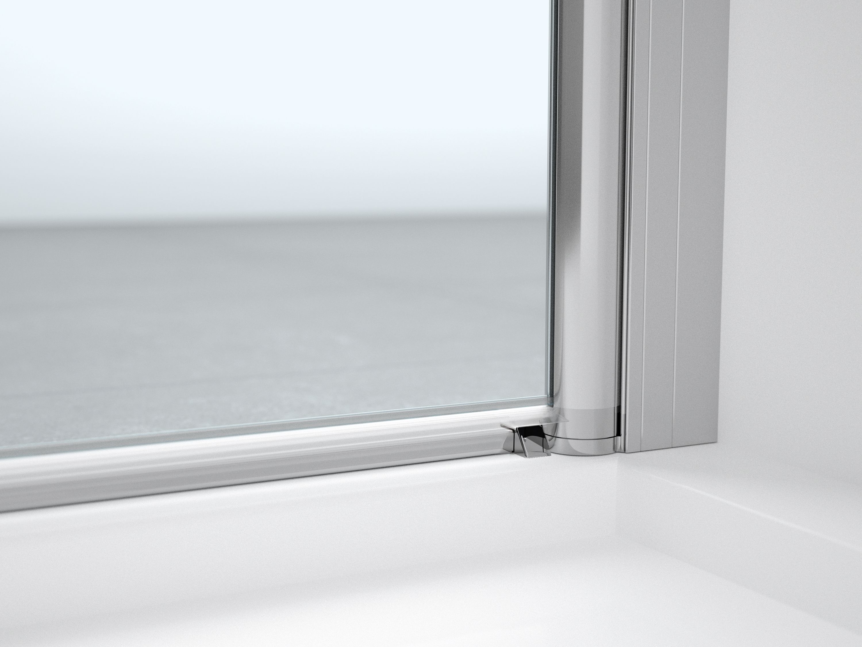 Угловая душевая кабина с раздвижной дверью Novellini Young ARCH-00132399 - Вид №2