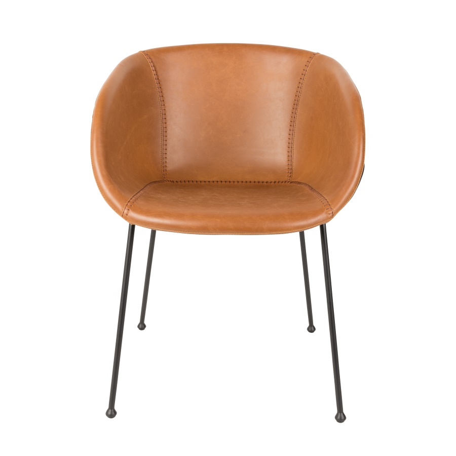 Кресло Feston коричневое Zuiver 1200147 - Вид №4