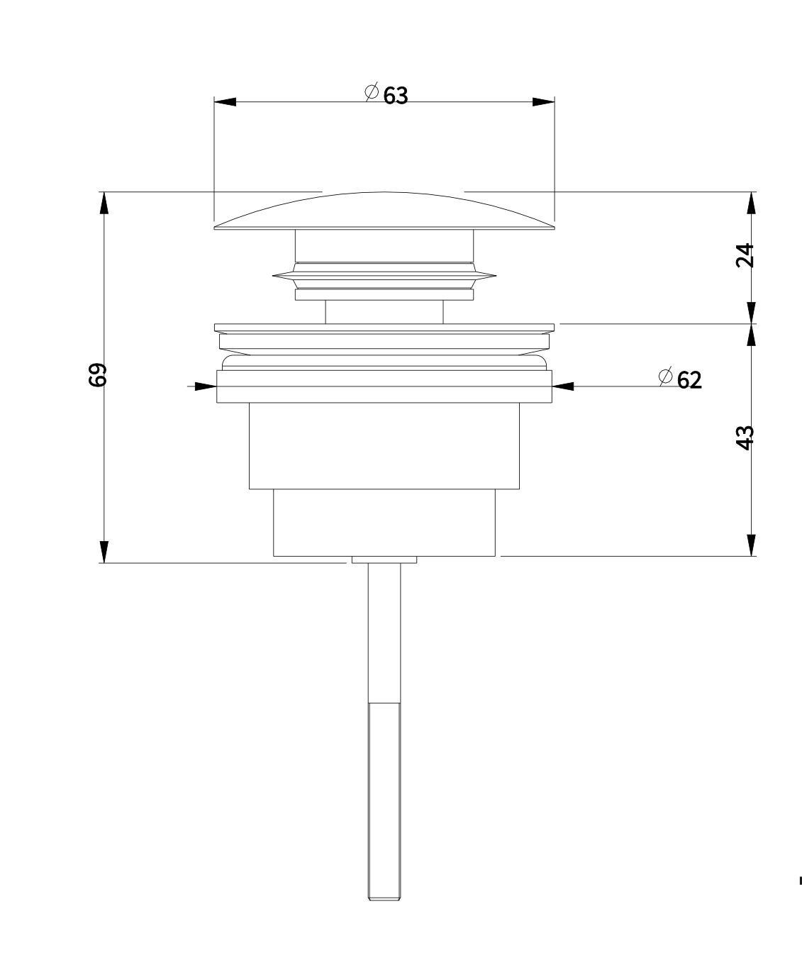 Раковина для биде Varied Forms EXT101 ARCH-00143626 - Вид №2