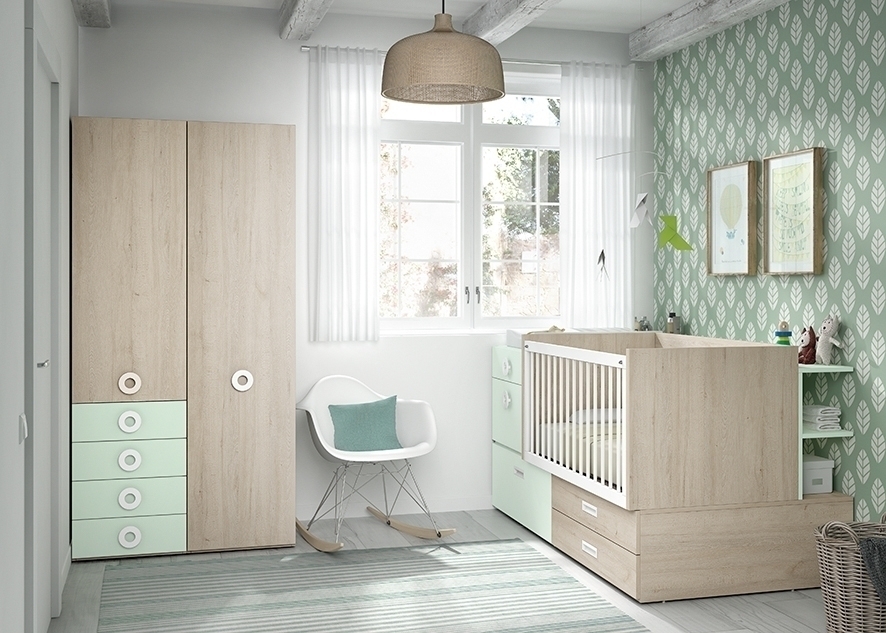 102873 Мебельный комплект с детской кроваткой Ambiente 27 Arasanz Oslo Santreyd - Вид №2