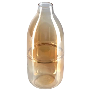 89377994 Ваза Line Shine VST-0231 стекло янтарная 30 см STLM-1364562