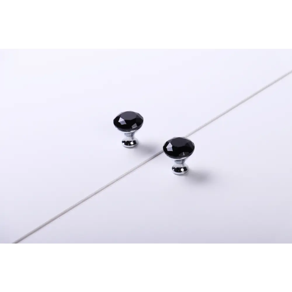 87388581 Ручка-кнопка мебельная L4.KNOB07BL стекло цвет черный STLM-1003600 LARVIJ  - Вид №3