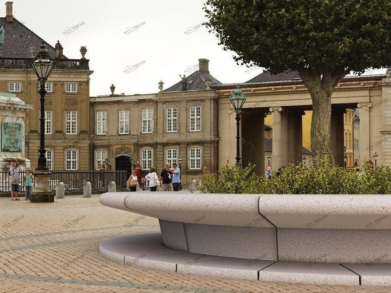 Bellitalia Круглая скамья со встроенной сеялкой sun-id-1351773