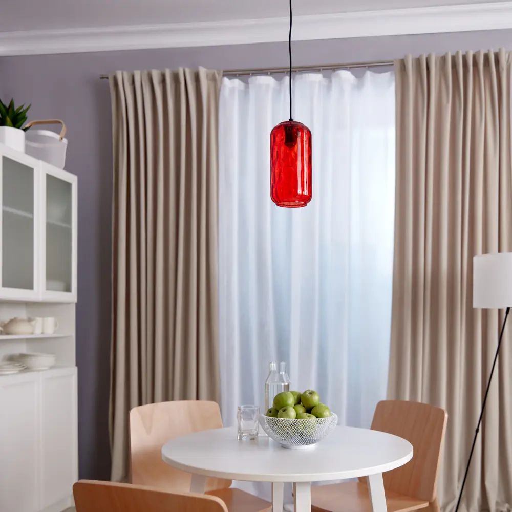 Светильник подвесной 10177/1S 1 лампа цвет черно-красный Escada STLM-2203679 - Вид №8