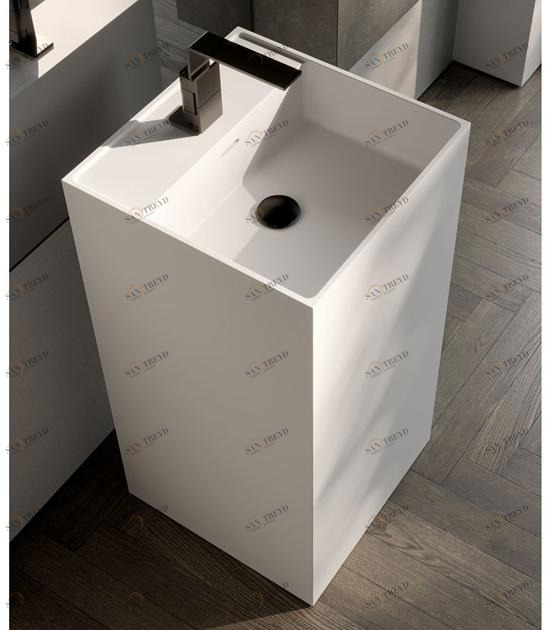 Напольная раковина стоящая овальная Ideagroup Cubik sun-id-1497082