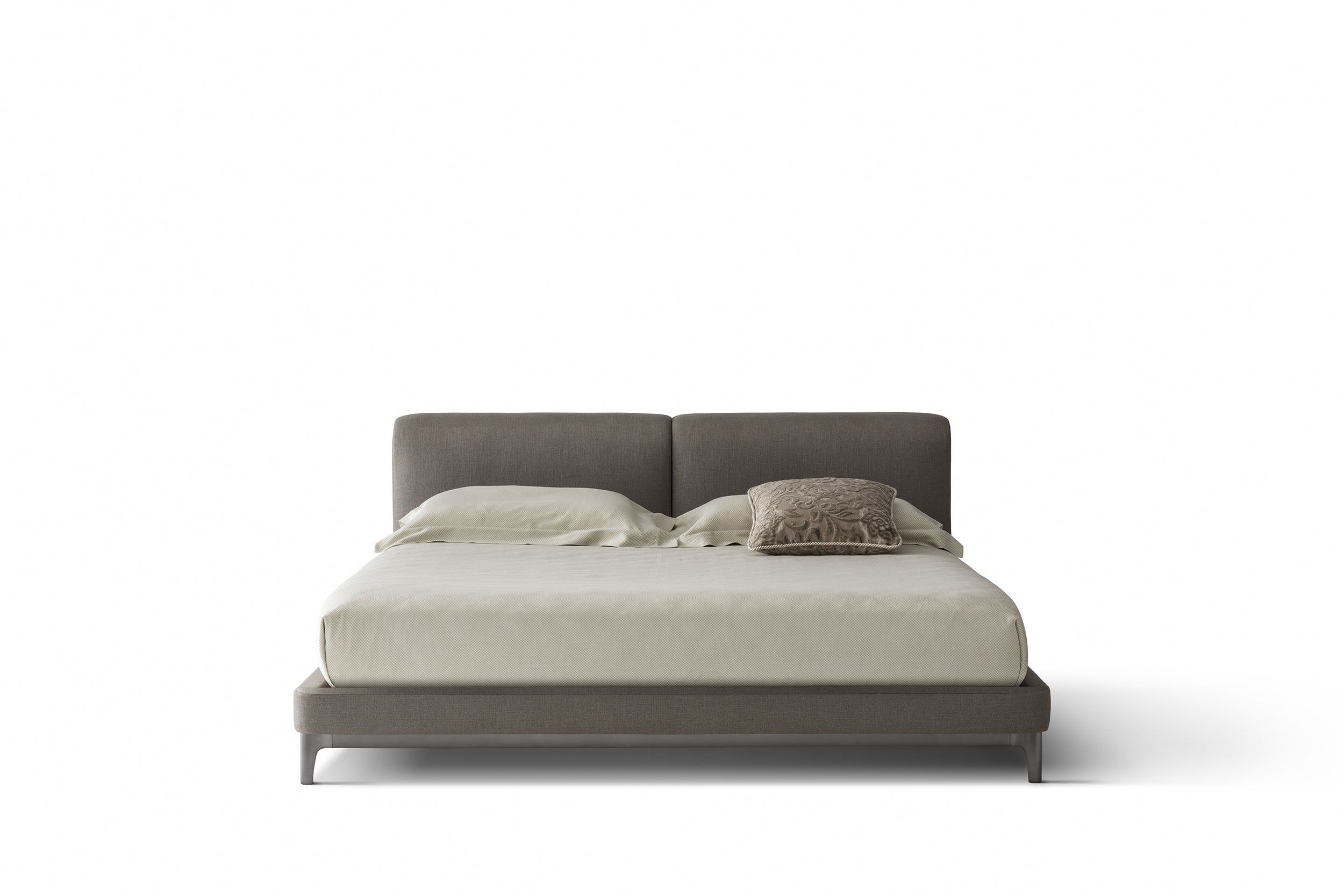 Двуспальная кровать из ткани с мягким изголовьем OAK New York Suite ARCH-00059257 - Вид №1