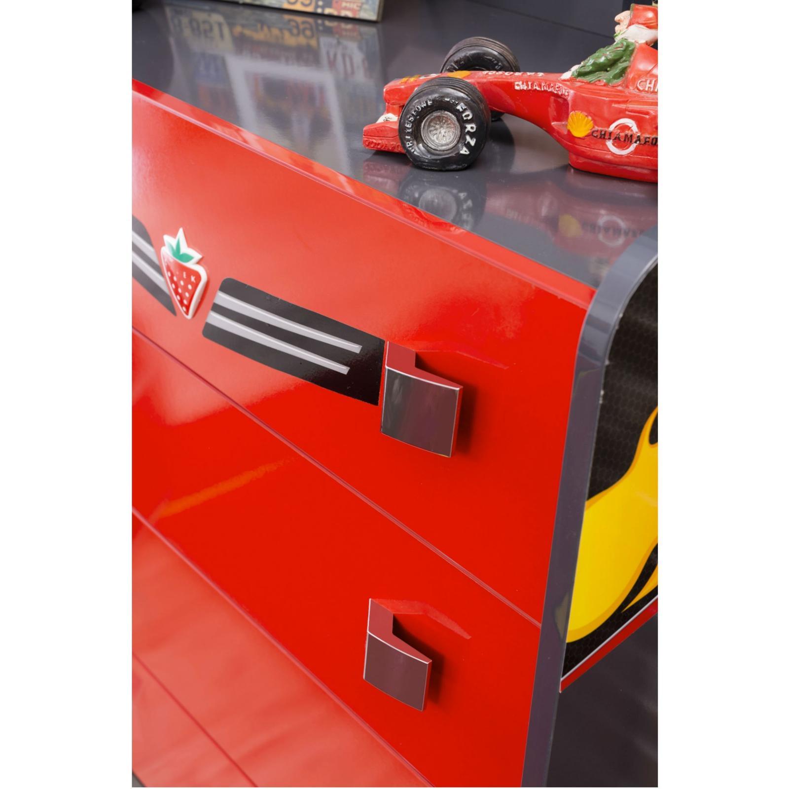 Комод детский красный с 4 ящиками Champion Racer CILEK CHAMPION RACER 00-3832236 Черный;красный Santreyd  - Вид №4