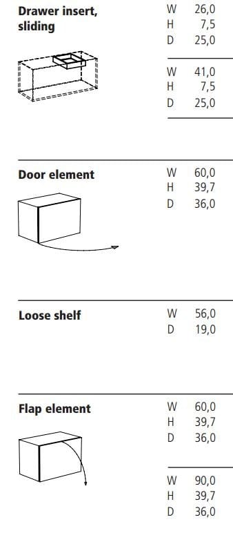 Подвесной шкаф с ящиками Schonbuch S7 ARCH-00091887 - Вид №6