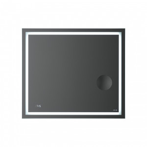 M91AMOX0803WG Универсальное зеркало с контурной Led-подсветкой часами и косметическим зеркалом 80 AM.PM Gem