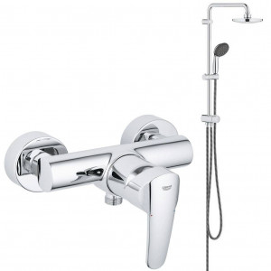 Душевая система Vitalio Start System 180 Flex со смесителем для душа (NSB0161)