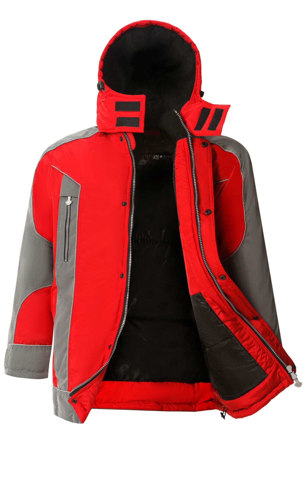 64770 Костюм "Ультра" зимний красно-черный  Зимняя спецодежда  размер 64-66/170-176  - Вид №4