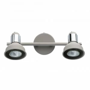 Спот настенный серый с 2 плафонами De Markt "Хоф 11" 552020502 DE MARKT ХОФ 11 00-3926500 Серый