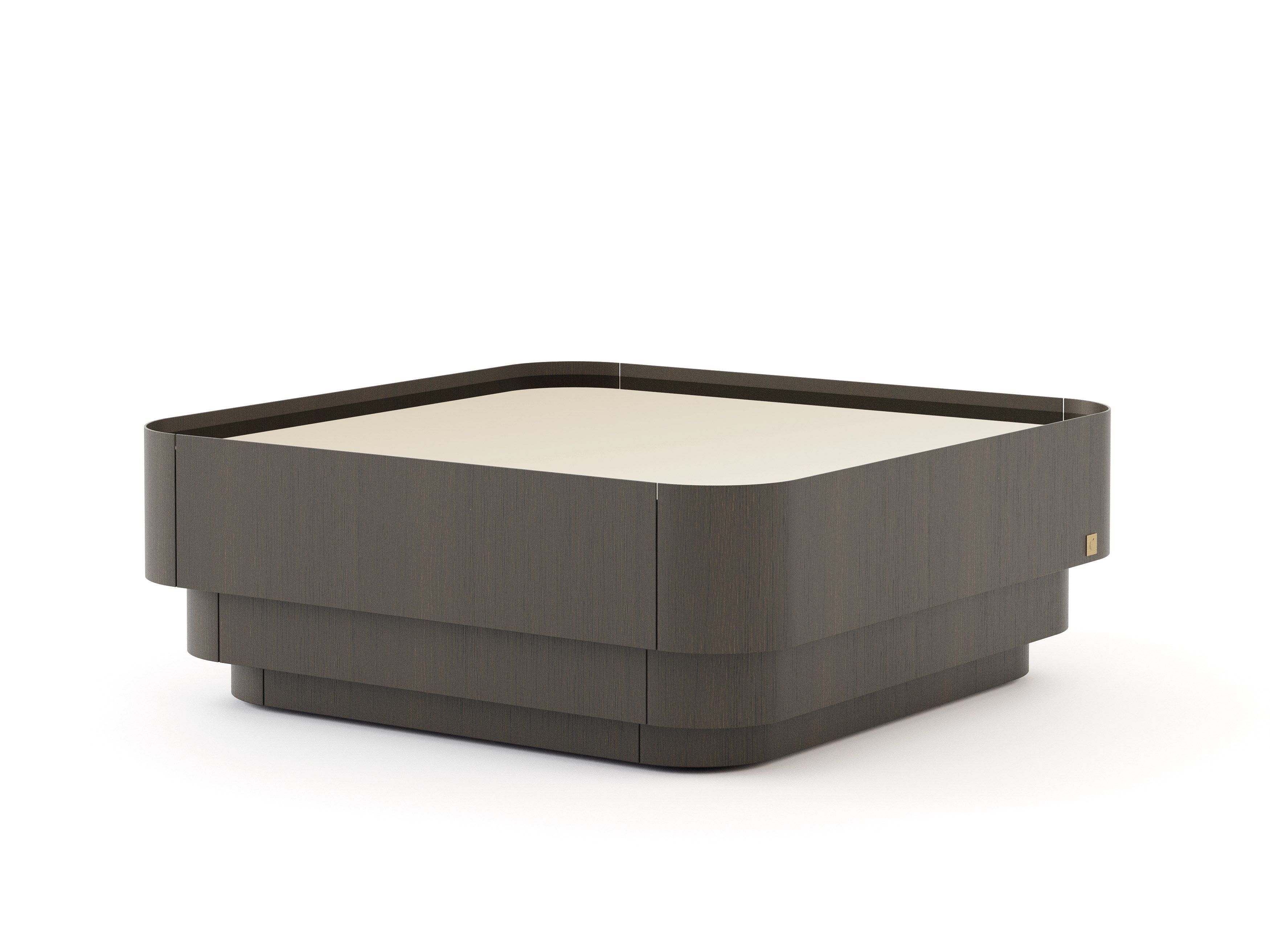 Деревянный шпон квадратный низкий журнальный столик Stylish Club His &amp ARCH-00143885 - Вид №12