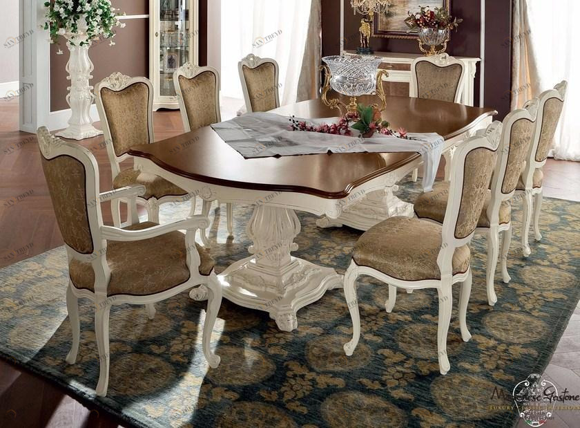 Modenese Gastone Прямоугольный деревянный стол для гостиной Bella vita sun-id-1453273