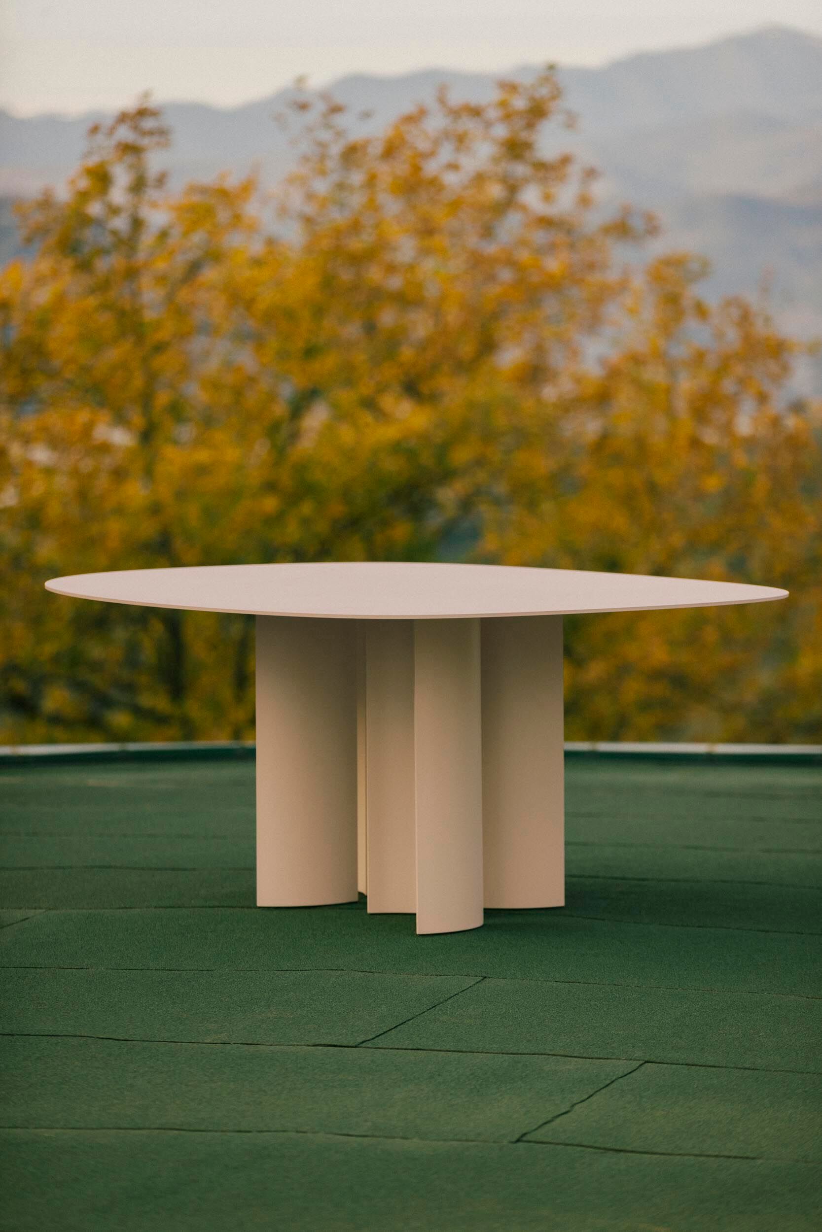 Металлический овальный стол Ripa INDIA SASSO ARCH-00022266 - Вид №3