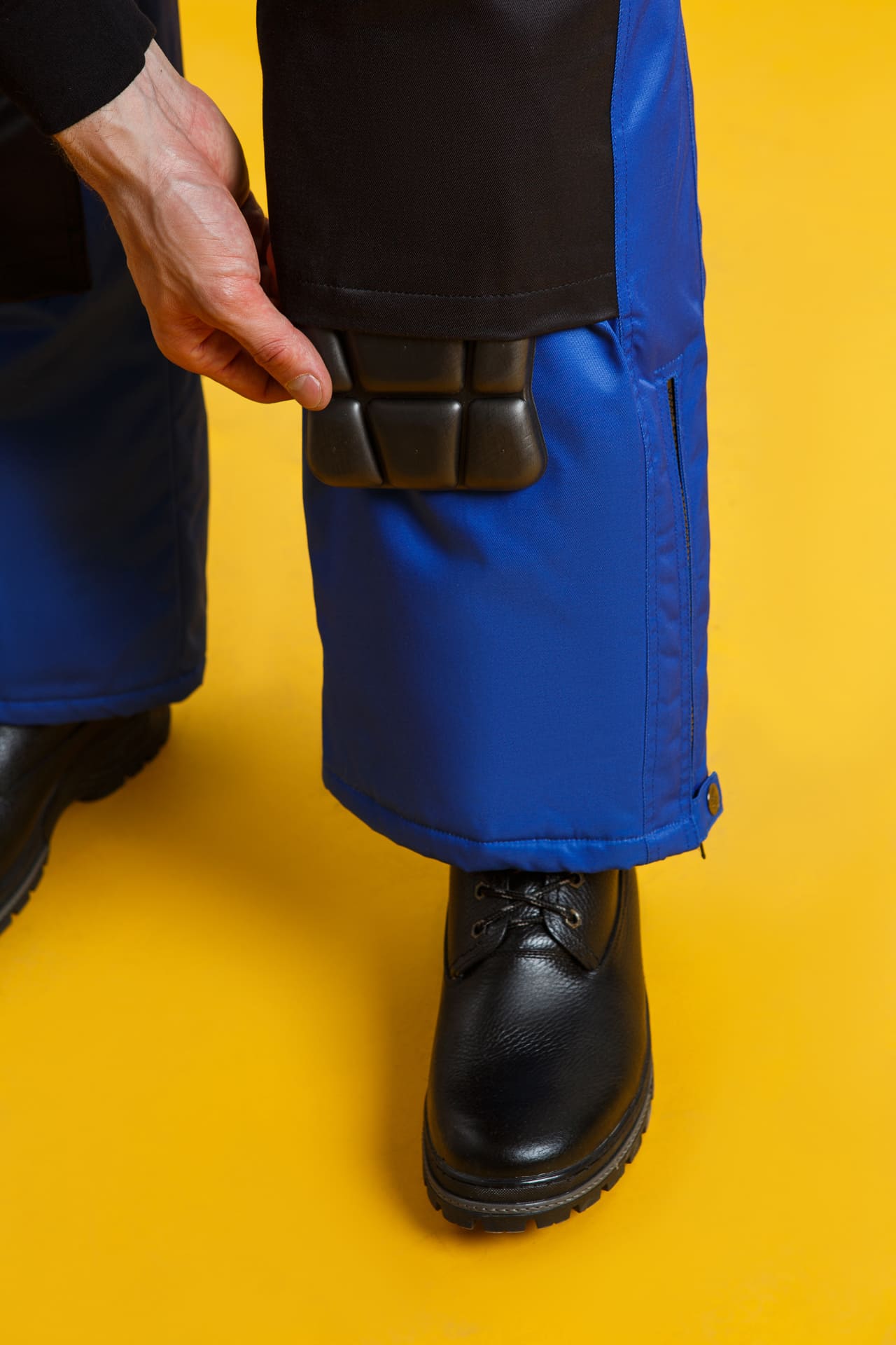 64891 Костюм "Профессионал" зимний василек-черный с СВП  Зимняя спецодежда  размер 52-54/170-176  - Вид №22