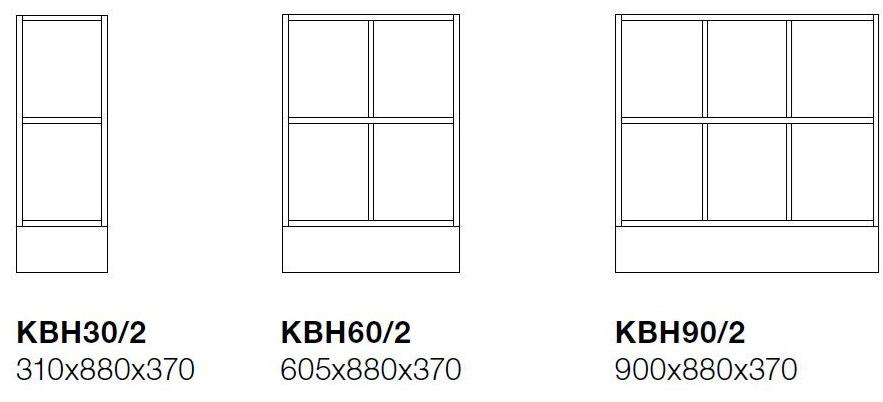 TreCe Низкий офисный книжный шкаф из ламината Combiline sun-id-1361770 - Вид №8