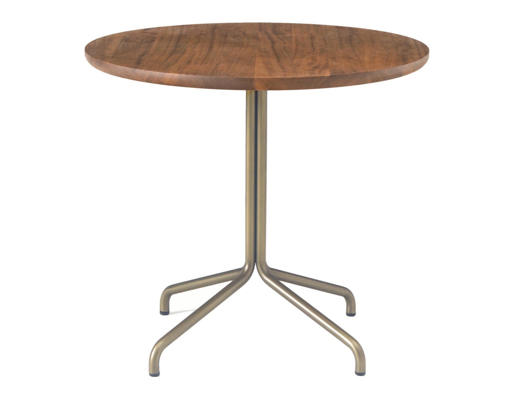 Круглый стол из нержавеющей стали и дерева со спицами BassamFellows Bicorn ARCH-00117257 - Вид №1