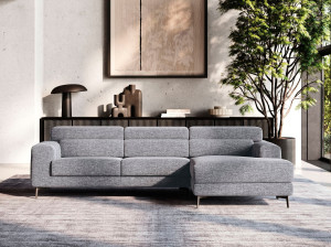 Секционный диван из ткани