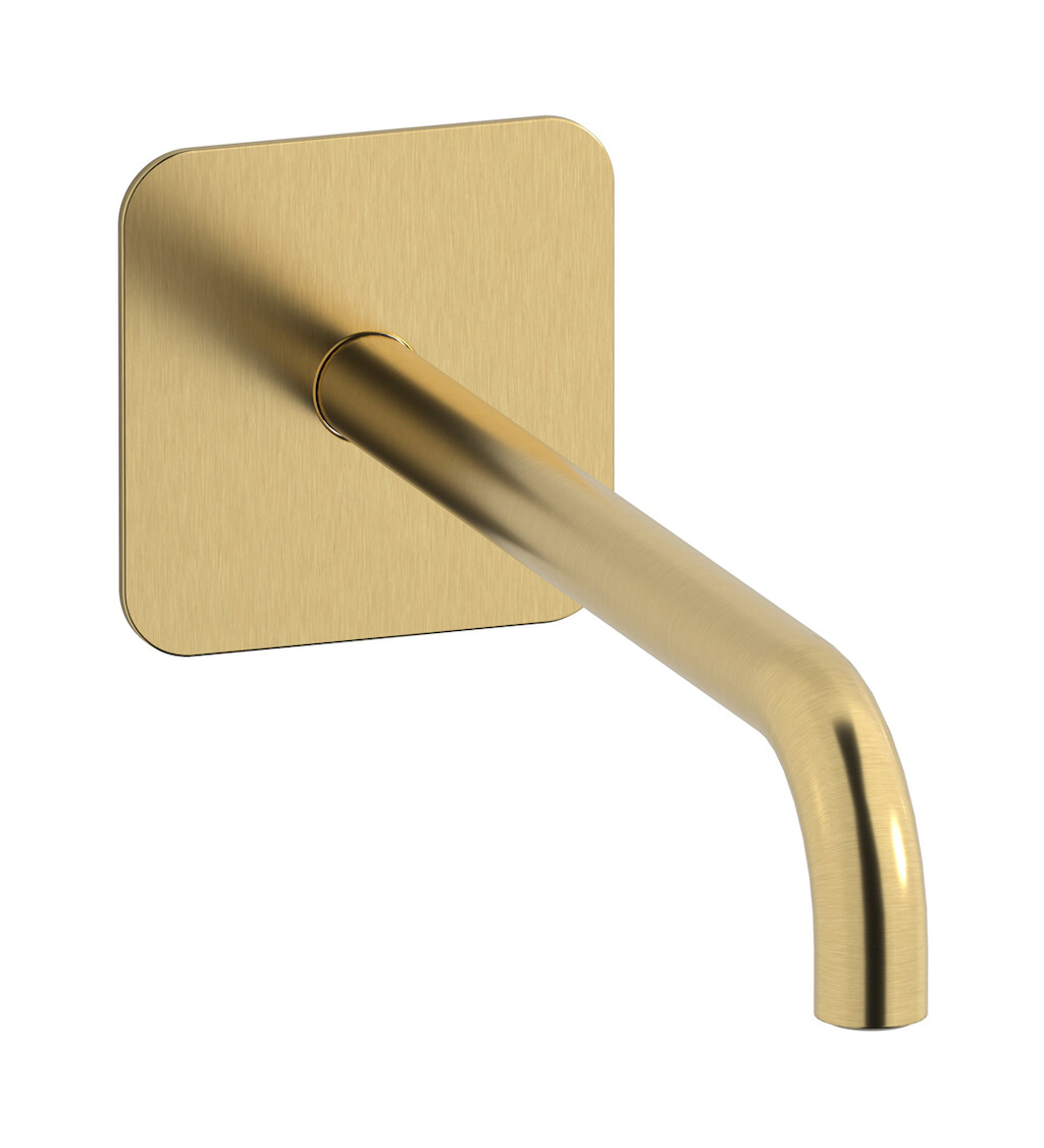 Настенный длинный излив WE ARE IB rx322os_22 Brushed Gold Reflex