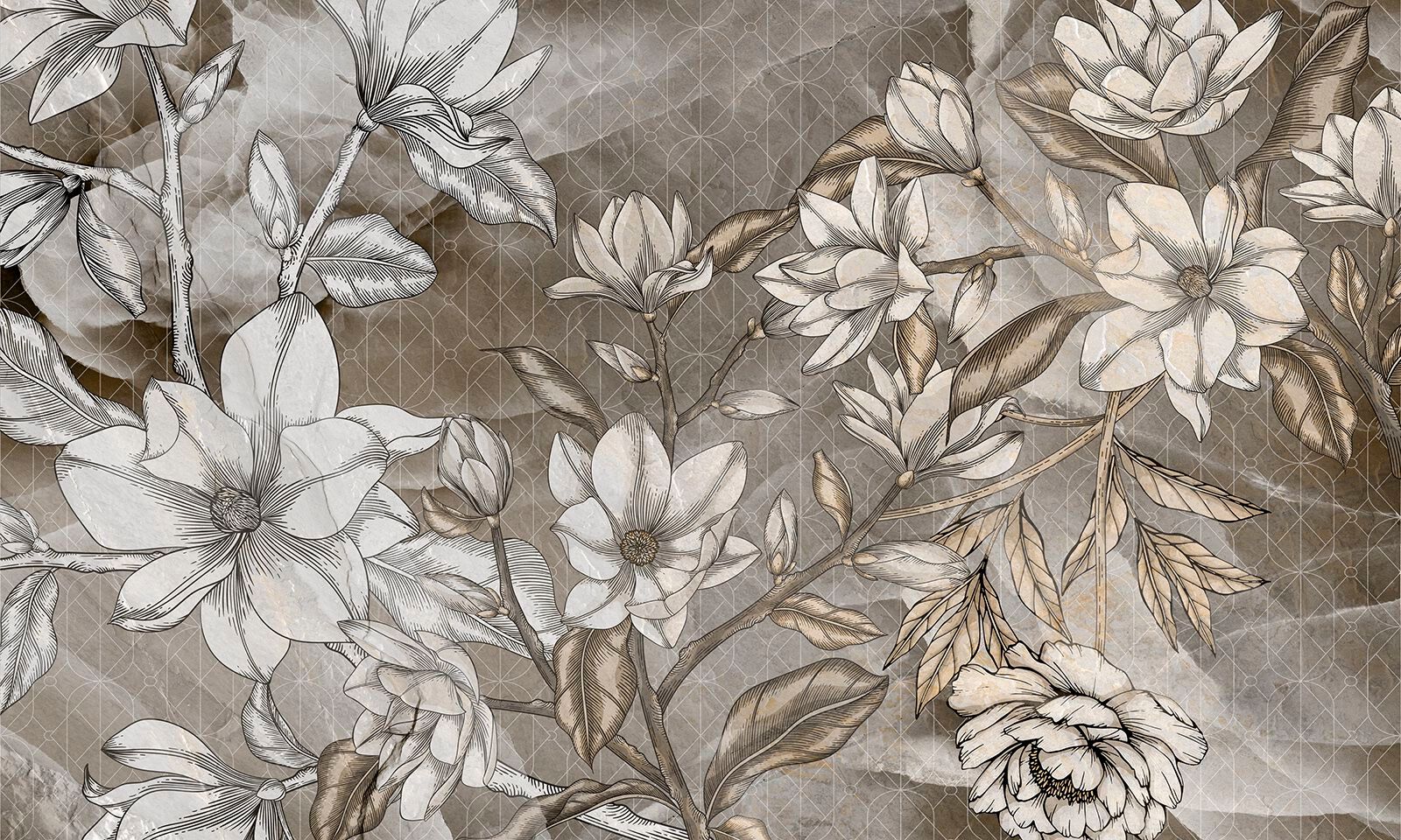 Обои с цветочными мотивами MILLE997 Floral Dream ARCH-00049598 - Вид №1