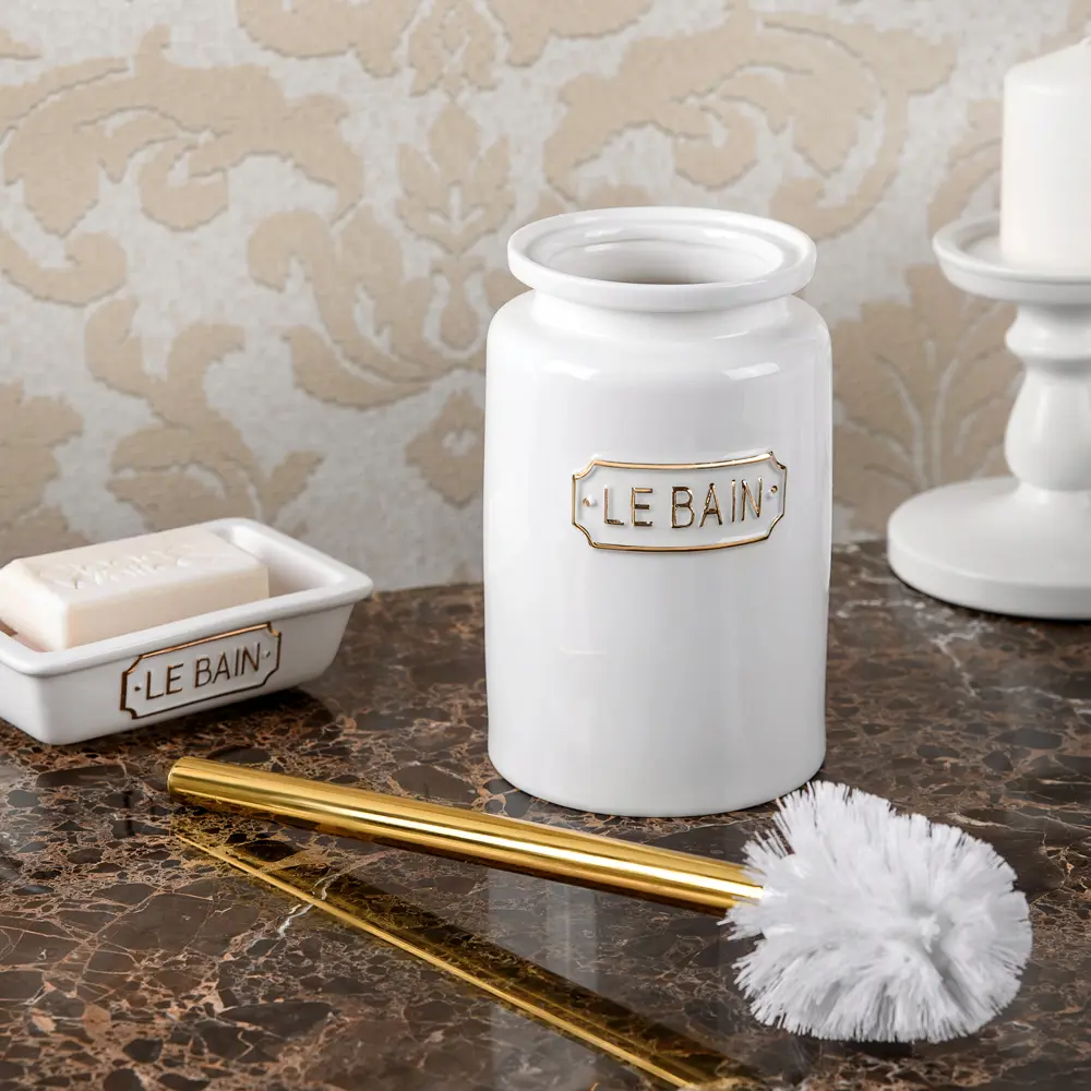 Ёршик для унитаза Wess Le Bain Blanc цвет золотой 82260751 STLM-2011252 - Вид №9