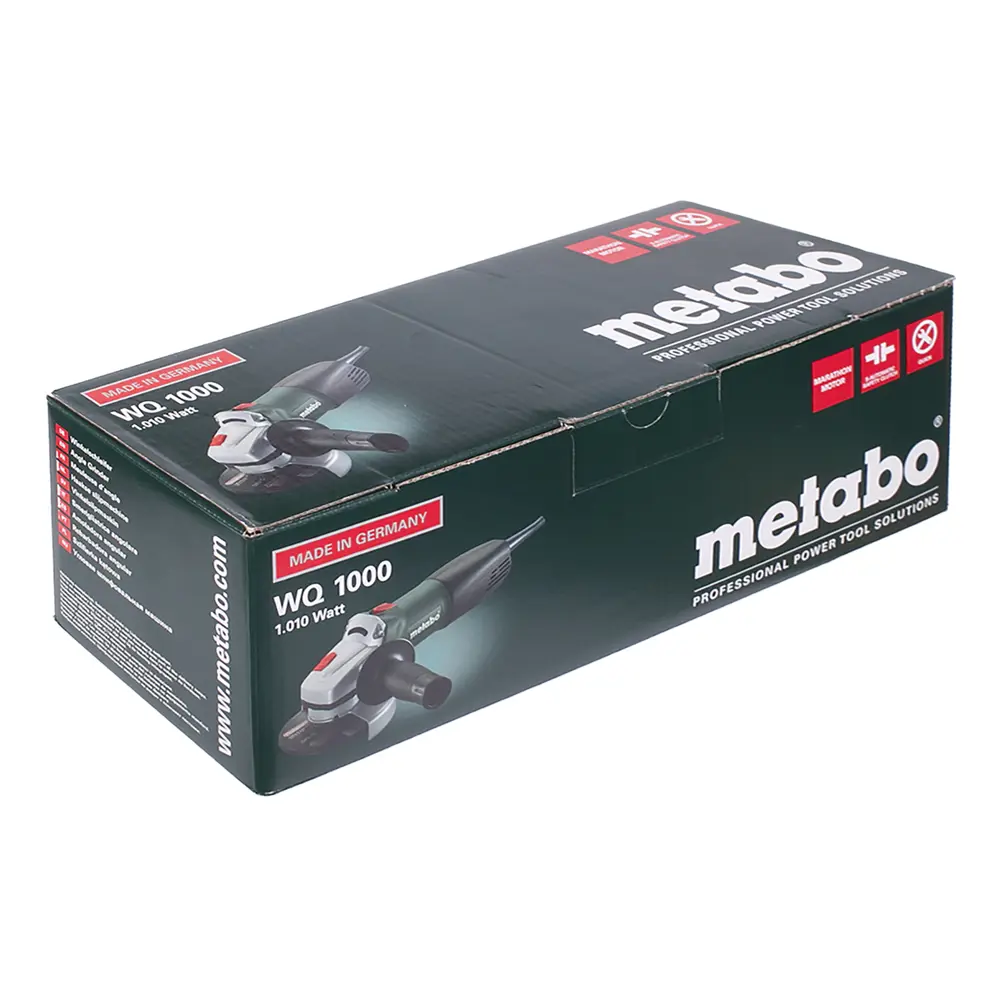 Углошлифовальная машина (болгарка) Metabo WQ 1000, 1010 Вт, 125 мм 18119704 STLM-2149387  - Вид №4